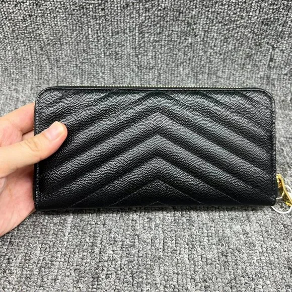 100% AUTHENTIC SAINT LAURENT PARIS ZIPPY WALLET - Picture 2 of 15